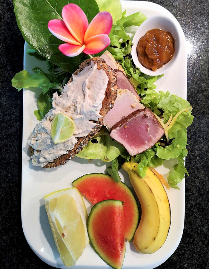 Lunch Greenlodge Moorea